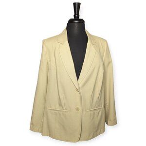 Studio 1940 Beige Blazer Size 16W